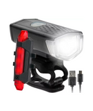 Kit Lanterna E Farol Bicicleta Luz Ultra Led A Prova D'água